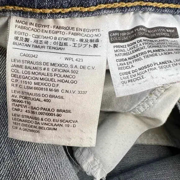 Levi's 529 Jeans Women's 31x30 (12) Blue Curvy Boot Cut Preppy Normcore - Picture 12 of 15